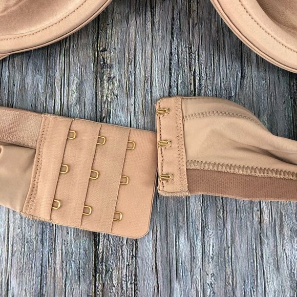 Thirdlove Classic Contour Uplift Taupe Plunge Bra NWT size 46C Mesh Trim - Picture 9 of 10